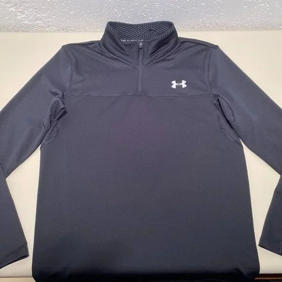Under Armour Men's Compression Cold Gear Fleece Pullover - Picture 2 of 6